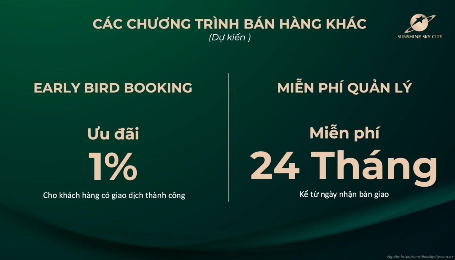 Tiến độ thanh toán dự án Sunshine Sky City Quận 7